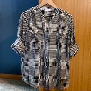 Calvin Klein Kerren Button Down Blouse